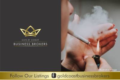 WELL ESTABLISHED TOBACCONIST BUSINESS FOR 16+ YEARS AVAILABLE FOR SALE IN  GOLD COAST- NETTING $300K+
